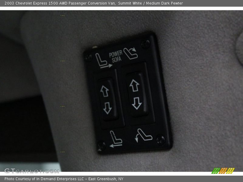 Summit White / Medium Dark Pewter 2003 Chevrolet Express 1500 AWD Passenger Conversion Van