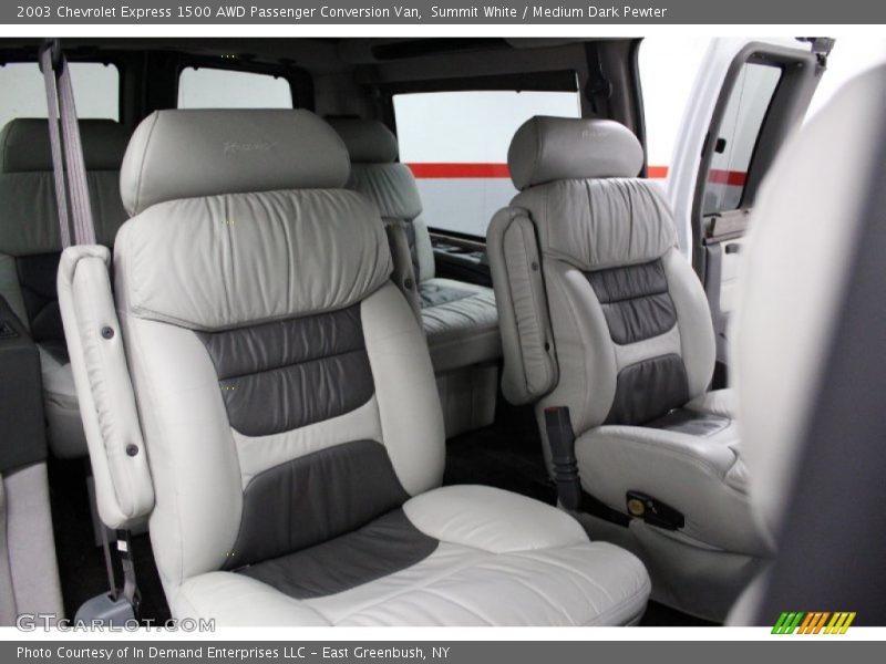 Summit White / Medium Dark Pewter 2003 Chevrolet Express 1500 AWD Passenger Conversion Van