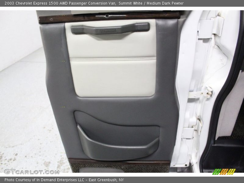 Summit White / Medium Dark Pewter 2003 Chevrolet Express 1500 AWD Passenger Conversion Van