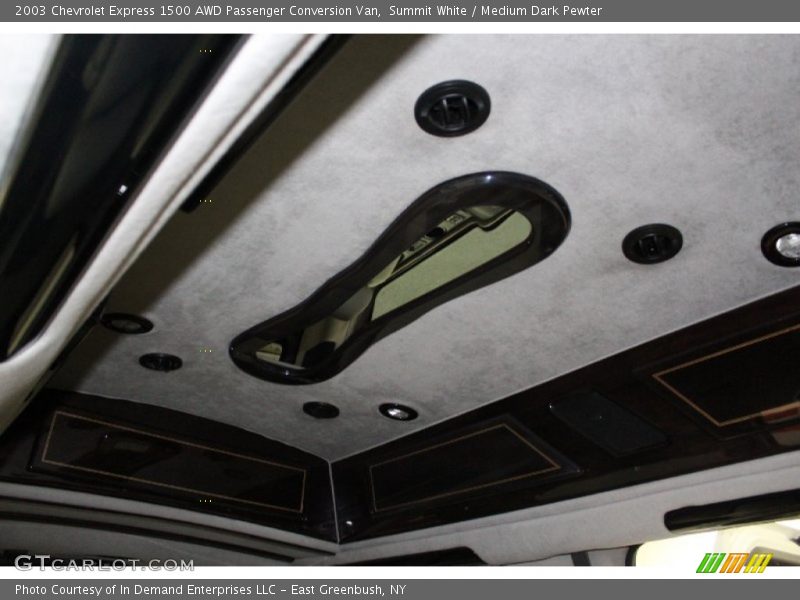 Summit White / Medium Dark Pewter 2003 Chevrolet Express 1500 AWD Passenger Conversion Van