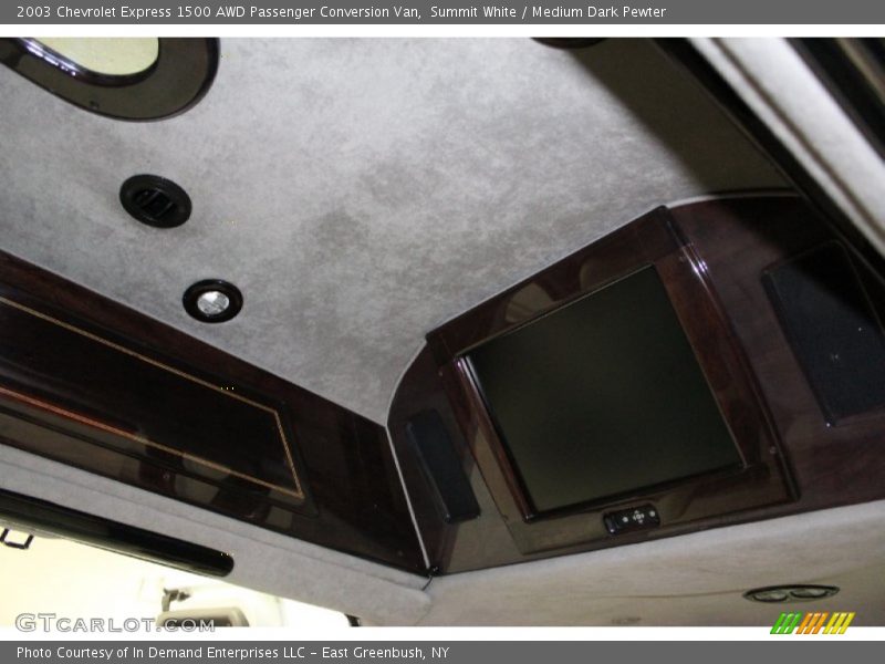 Summit White / Medium Dark Pewter 2003 Chevrolet Express 1500 AWD Passenger Conversion Van