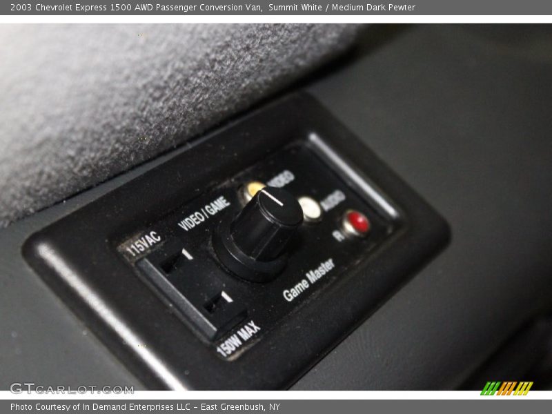 Summit White / Medium Dark Pewter 2003 Chevrolet Express 1500 AWD Passenger Conversion Van