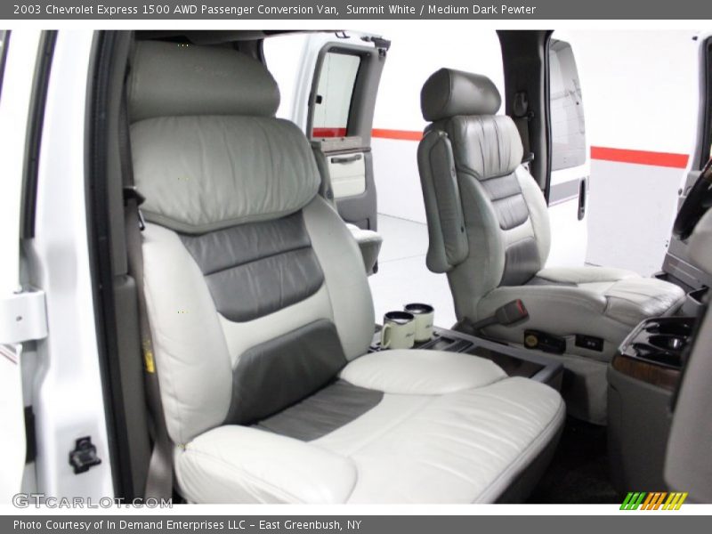 Summit White / Medium Dark Pewter 2003 Chevrolet Express 1500 AWD Passenger Conversion Van