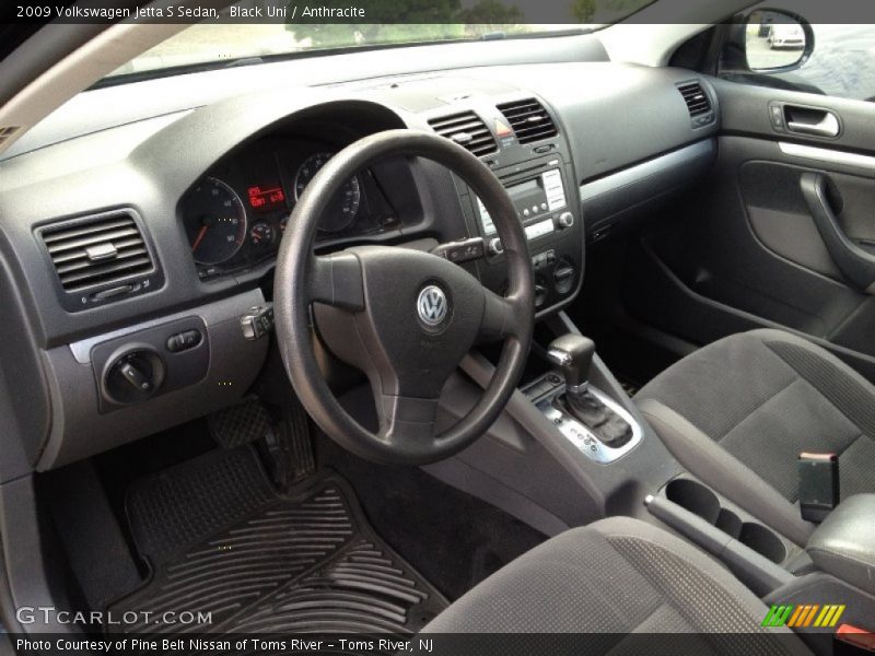 Black Uni / Anthracite 2009 Volkswagen Jetta S Sedan