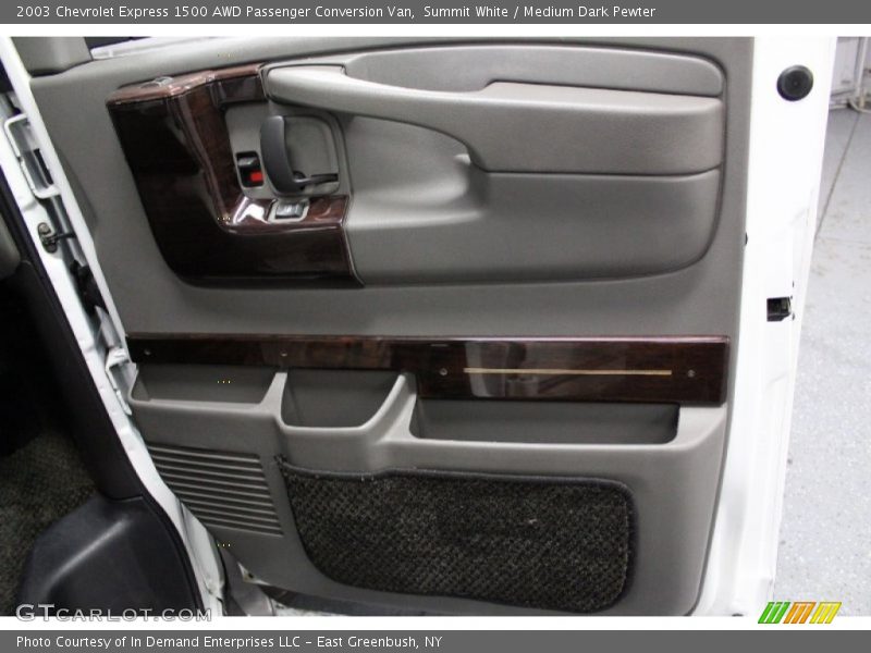Summit White / Medium Dark Pewter 2003 Chevrolet Express 1500 AWD Passenger Conversion Van