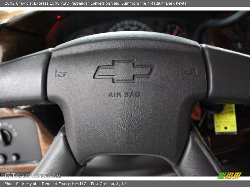 Summit White / Medium Dark Pewter 2003 Chevrolet Express 1500 AWD Passenger Conversion Van