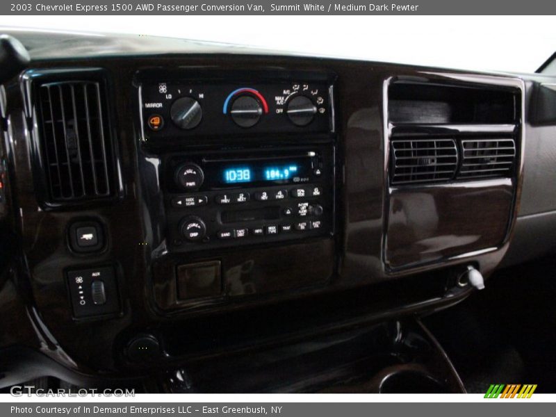 Summit White / Medium Dark Pewter 2003 Chevrolet Express 1500 AWD Passenger Conversion Van