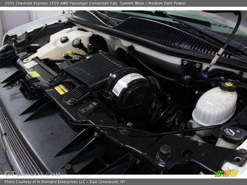 Summit White / Medium Dark Pewter 2003 Chevrolet Express 1500 AWD Passenger Conversion Van