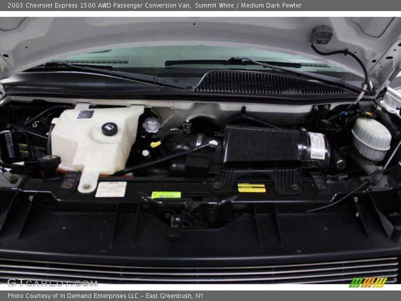 Summit White / Medium Dark Pewter 2003 Chevrolet Express 1500 AWD Passenger Conversion Van