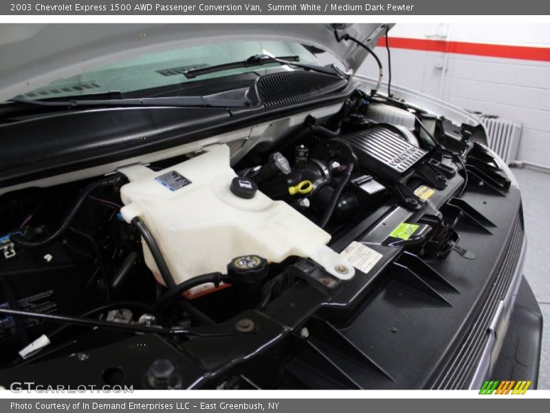 Summit White / Medium Dark Pewter 2003 Chevrolet Express 1500 AWD Passenger Conversion Van