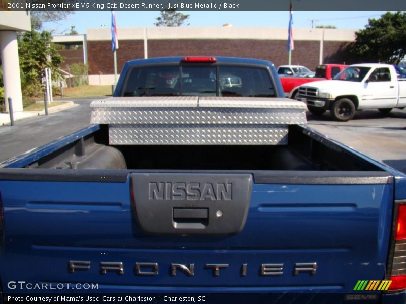 Just Blue Metallic / Black 2001 Nissan Frontier XE V6 King Cab Desert Runner