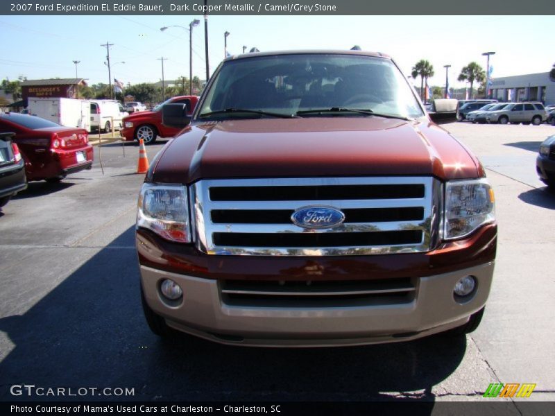 Dark Copper Metallic / Camel/Grey Stone 2007 Ford Expedition EL Eddie Bauer