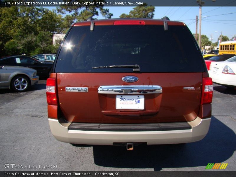 Dark Copper Metallic / Camel/Grey Stone 2007 Ford Expedition EL Eddie Bauer