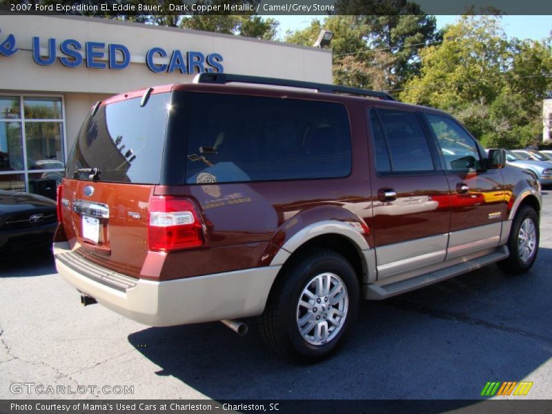 Dark Copper Metallic / Camel/Grey Stone 2007 Ford Expedition EL Eddie Bauer