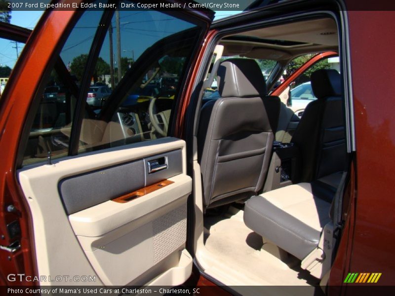 Dark Copper Metallic / Camel/Grey Stone 2007 Ford Expedition EL Eddie Bauer