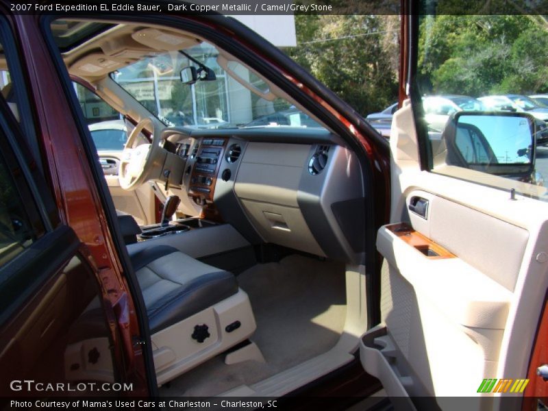 Dark Copper Metallic / Camel/Grey Stone 2007 Ford Expedition EL Eddie Bauer