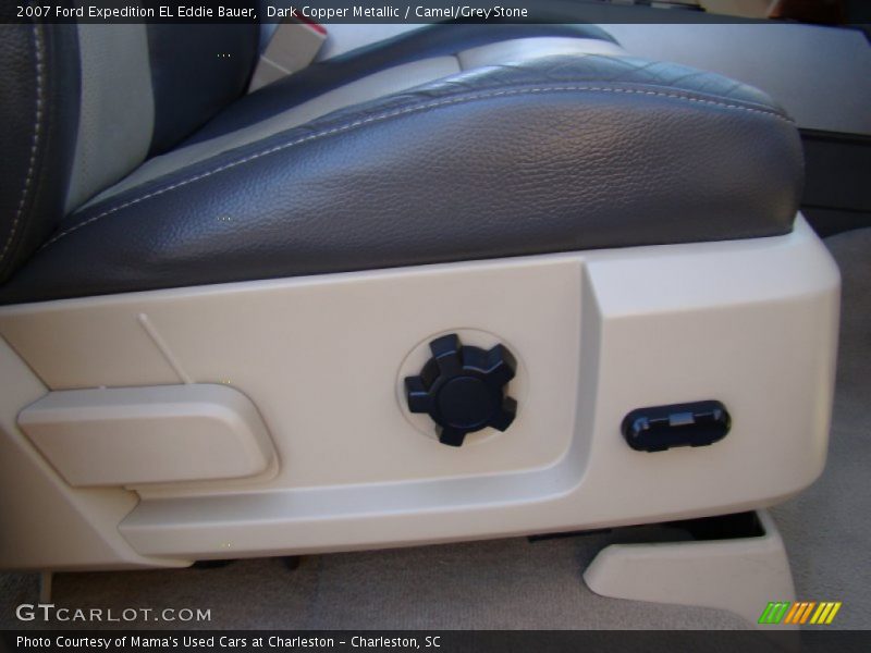Dark Copper Metallic / Camel/Grey Stone 2007 Ford Expedition EL Eddie Bauer