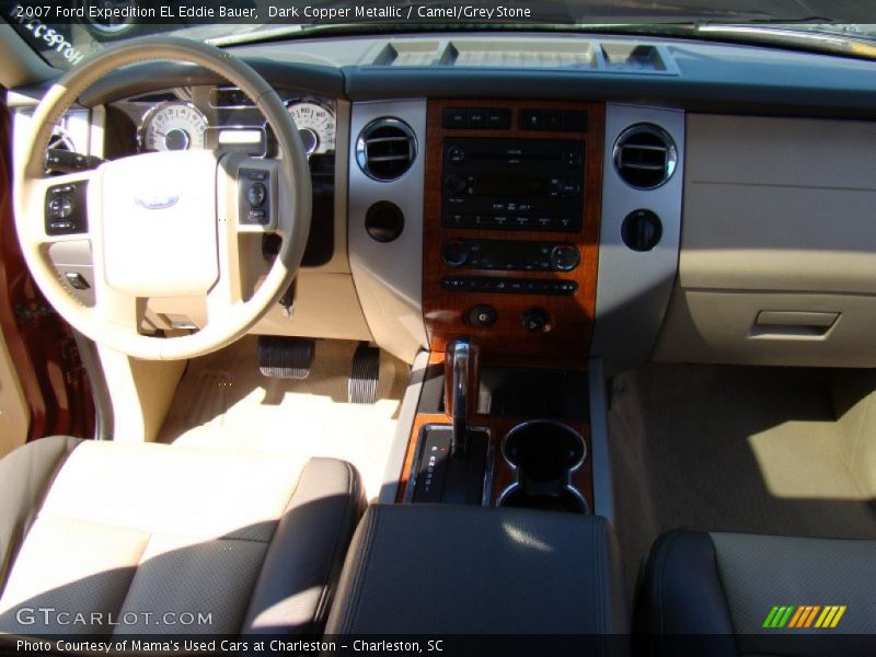 Dark Copper Metallic / Camel/Grey Stone 2007 Ford Expedition EL Eddie Bauer