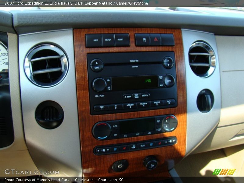 Dark Copper Metallic / Camel/Grey Stone 2007 Ford Expedition EL Eddie Bauer