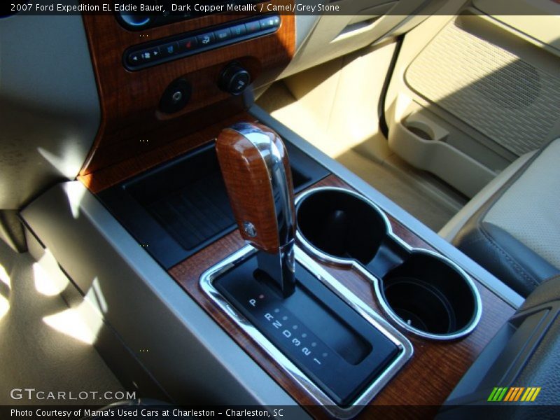 Dark Copper Metallic / Camel/Grey Stone 2007 Ford Expedition EL Eddie Bauer
