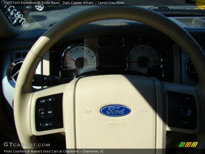 Dark Copper Metallic / Camel/Grey Stone 2007 Ford Expedition EL Eddie Bauer