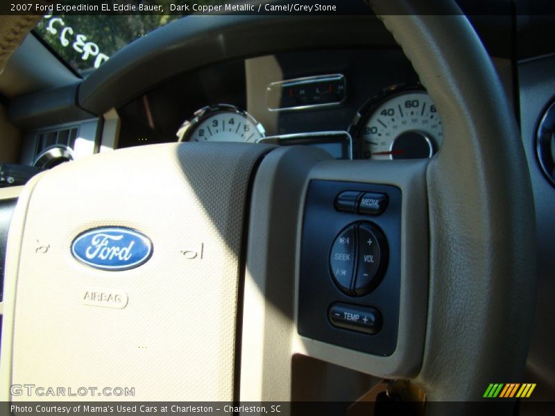 Dark Copper Metallic / Camel/Grey Stone 2007 Ford Expedition EL Eddie Bauer