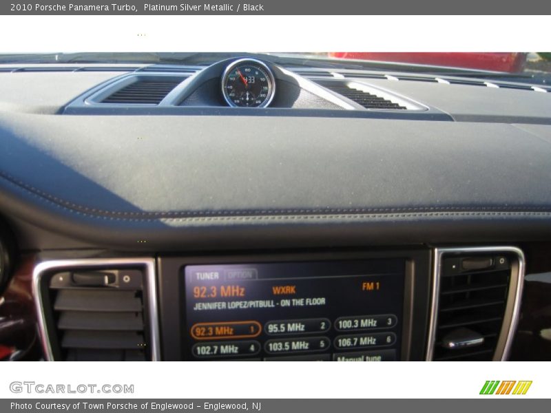 Platinum Silver Metallic / Black 2010 Porsche Panamera Turbo