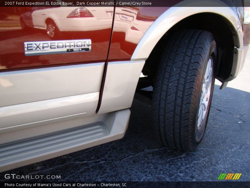 Dark Copper Metallic / Camel/Grey Stone 2007 Ford Expedition EL Eddie Bauer