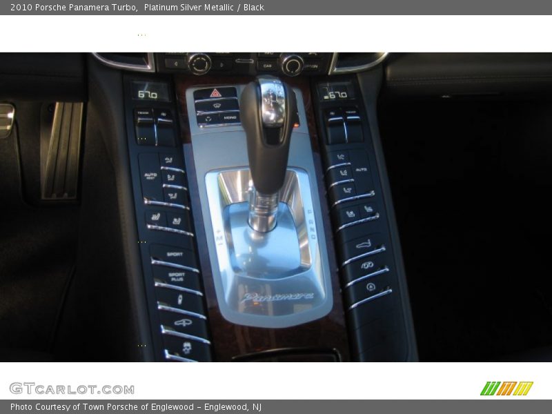 Platinum Silver Metallic / Black 2010 Porsche Panamera Turbo