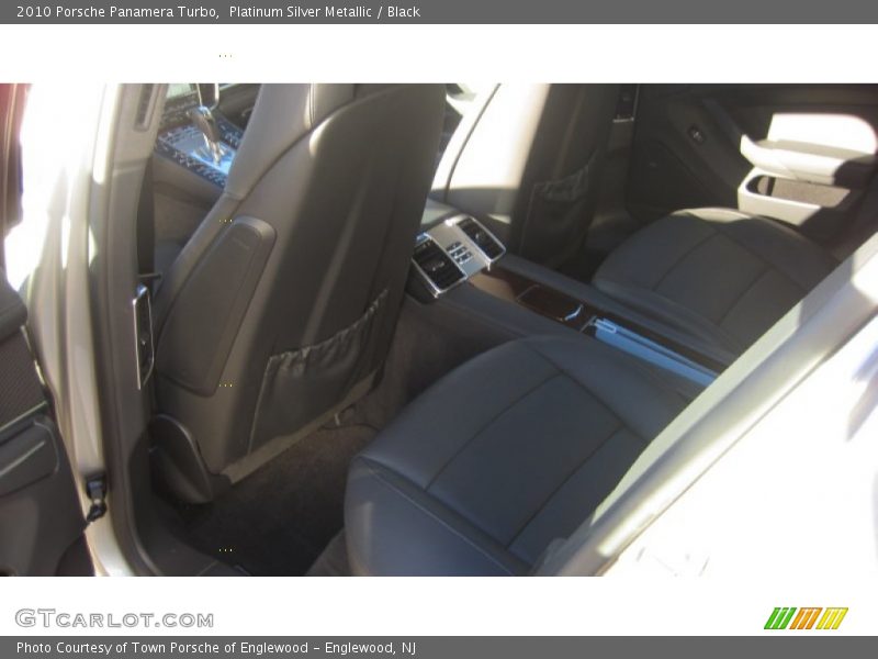 Platinum Silver Metallic / Black 2010 Porsche Panamera Turbo