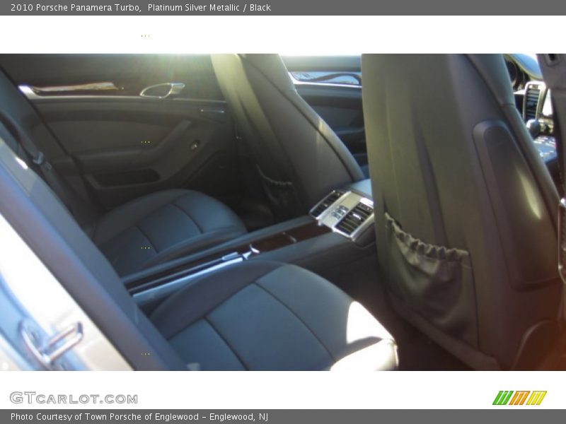 Platinum Silver Metallic / Black 2010 Porsche Panamera Turbo
