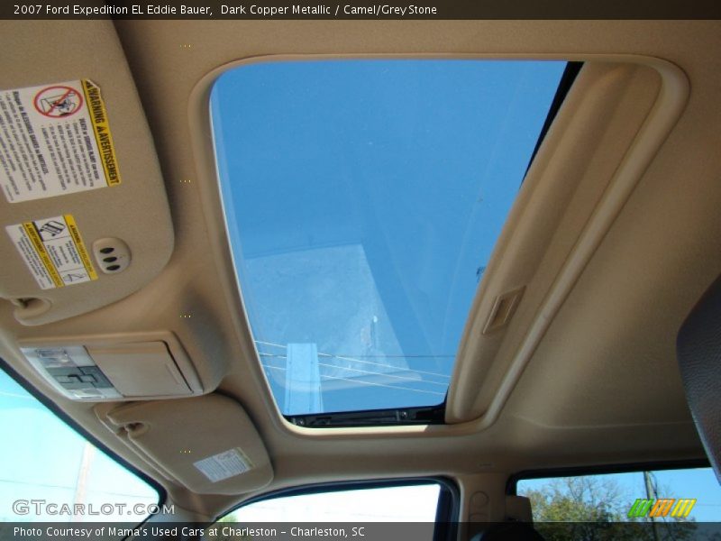 Dark Copper Metallic / Camel/Grey Stone 2007 Ford Expedition EL Eddie Bauer