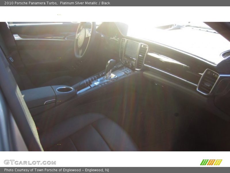 Platinum Silver Metallic / Black 2010 Porsche Panamera Turbo