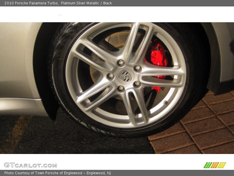 Platinum Silver Metallic / Black 2010 Porsche Panamera Turbo
