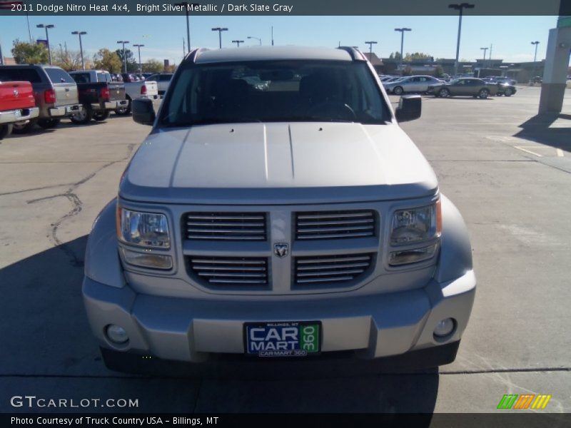 Bright Silver Metallic / Dark Slate Gray 2011 Dodge Nitro Heat 4x4