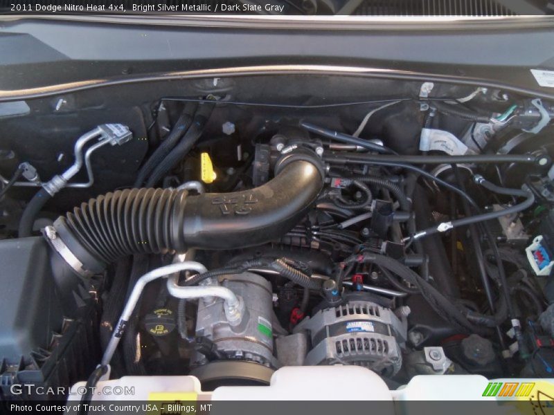 Bright Silver Metallic / Dark Slate Gray 2011 Dodge Nitro Heat 4x4