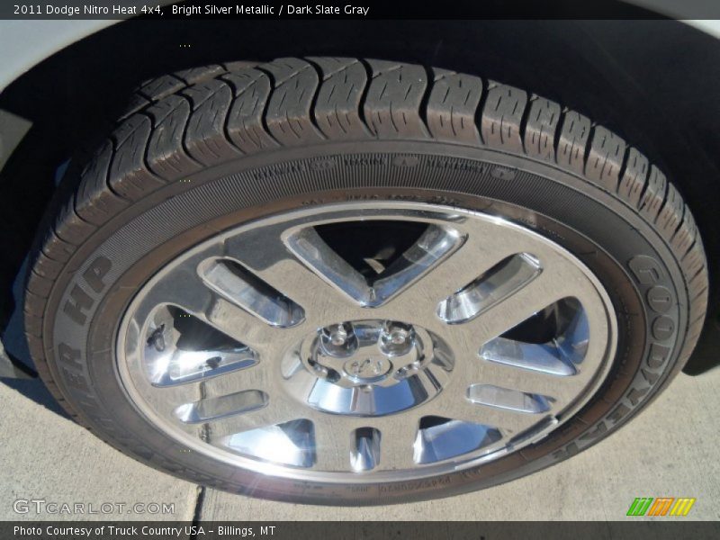 Bright Silver Metallic / Dark Slate Gray 2011 Dodge Nitro Heat 4x4