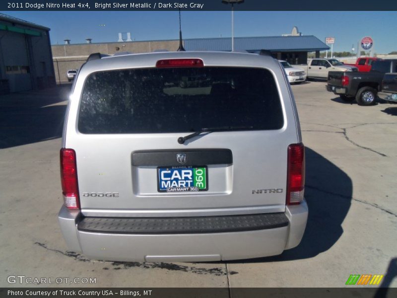 Bright Silver Metallic / Dark Slate Gray 2011 Dodge Nitro Heat 4x4