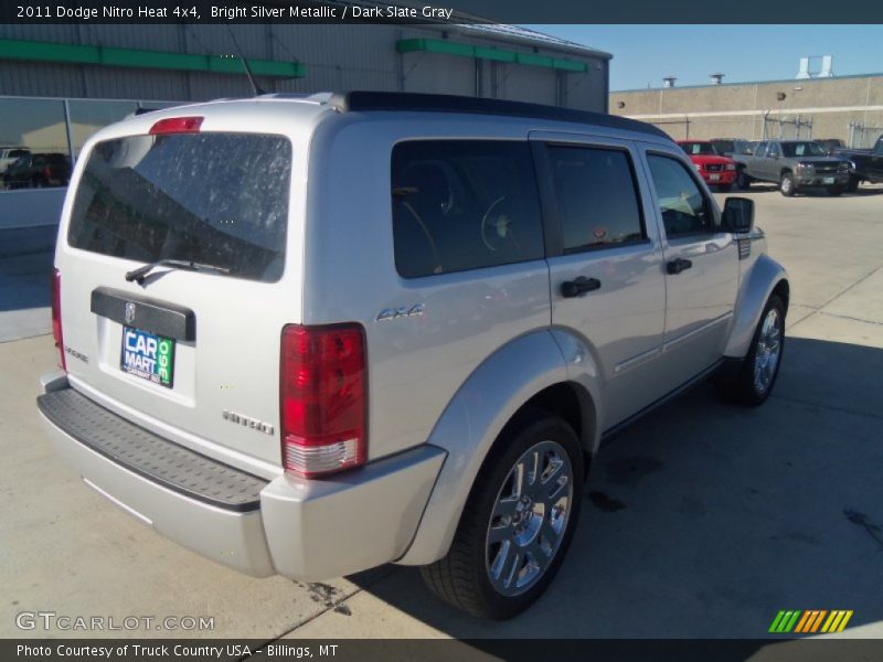 Bright Silver Metallic / Dark Slate Gray 2011 Dodge Nitro Heat 4x4