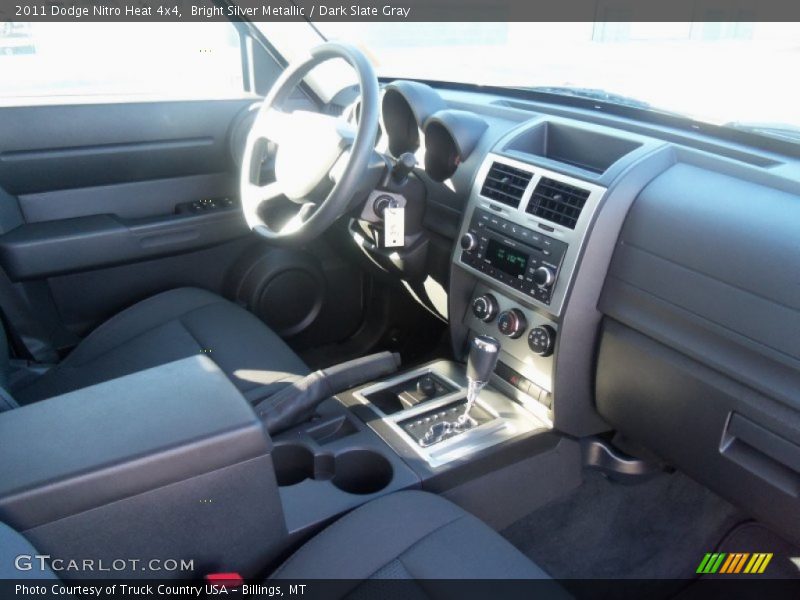 Bright Silver Metallic / Dark Slate Gray 2011 Dodge Nitro Heat 4x4