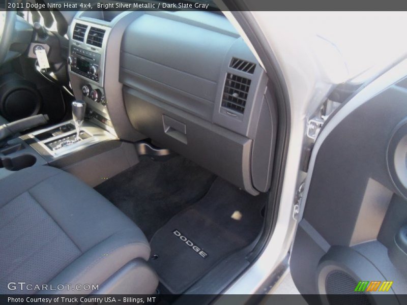 Bright Silver Metallic / Dark Slate Gray 2011 Dodge Nitro Heat 4x4