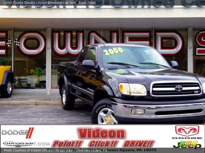 Black / Oak 2000 Toyota Tundra Limited Extended Cab 4x4