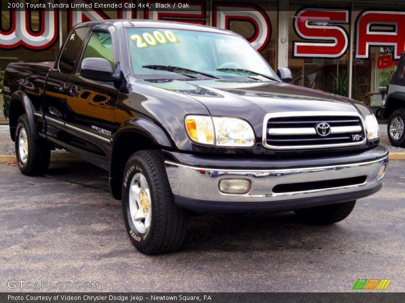 Black / Oak 2000 Toyota Tundra Limited Extended Cab 4x4