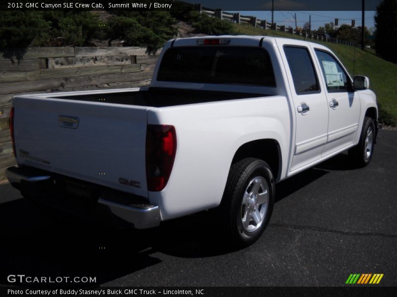 Summit White / Ebony 2012 GMC Canyon SLE Crew Cab