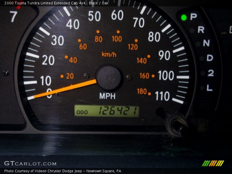 Black / Oak 2000 Toyota Tundra Limited Extended Cab 4x4