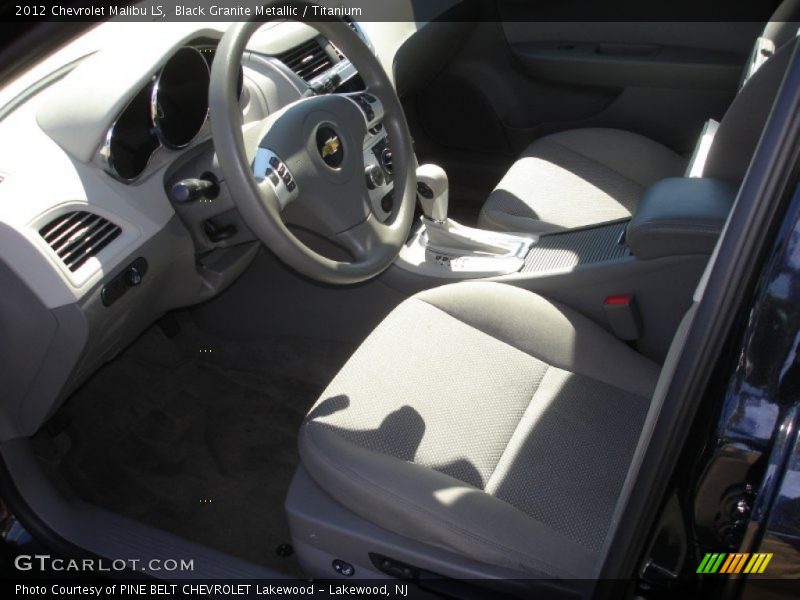Black Granite Metallic / Titanium 2012 Chevrolet Malibu LS