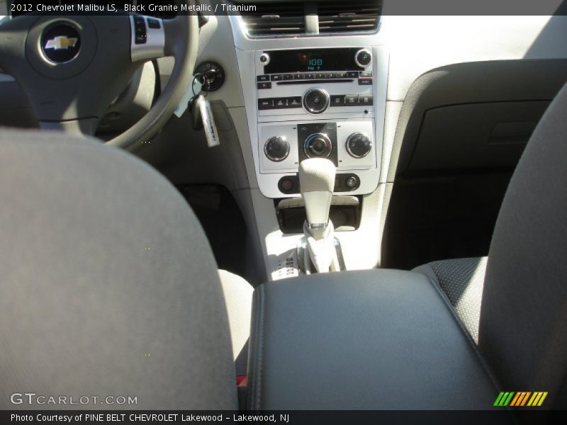 Black Granite Metallic / Titanium 2012 Chevrolet Malibu LS