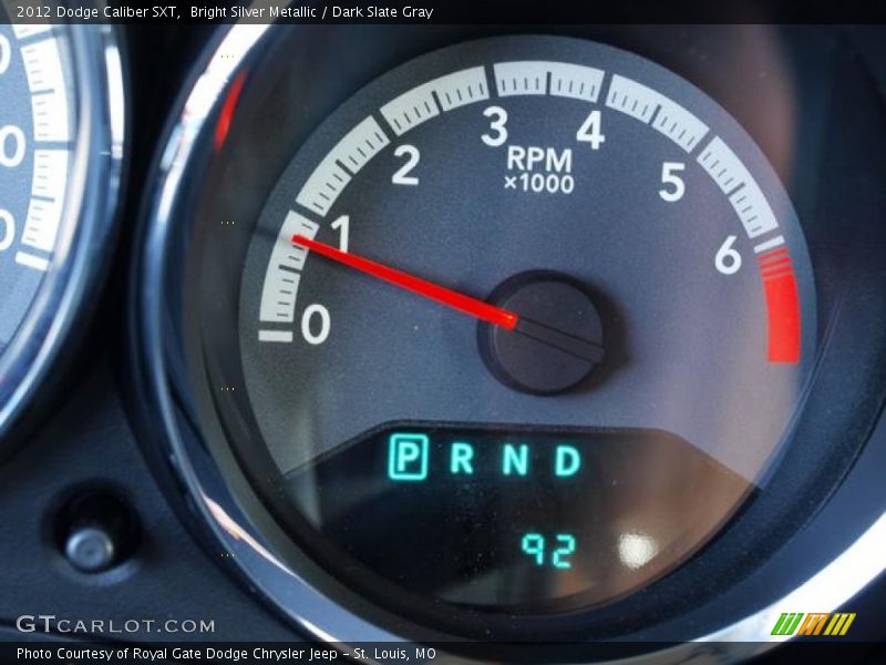 Bright Silver Metallic / Dark Slate Gray 2012 Dodge Caliber SXT