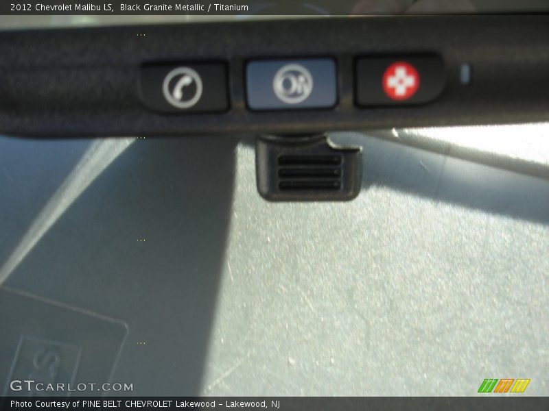 Black Granite Metallic / Titanium 2012 Chevrolet Malibu LS
