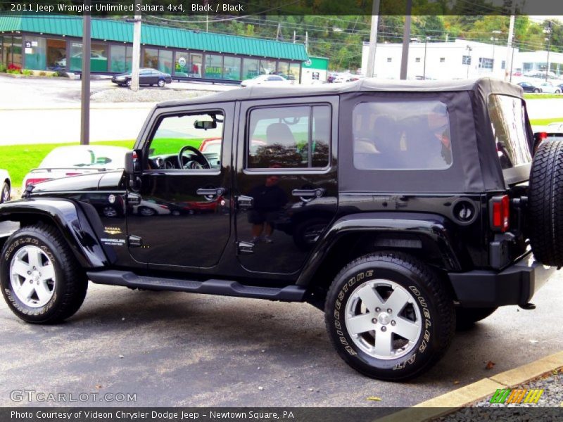 Black / Black 2011 Jeep Wrangler Unlimited Sahara 4x4